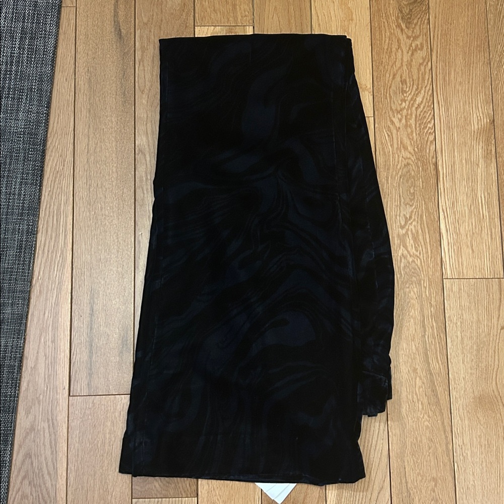 Ba&sh Black And Blue Marble Wide Leg NWT